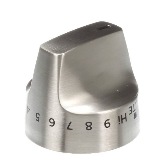 Picture of GE Brushed Ss Range Control Knob Part# WB03X31672