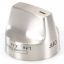 Picture of GE Brushed Ss Range Control Knob Part# WB03X31774
