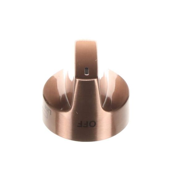 Picture of GE Brushed Copper Control Knob Part# WB03X31973