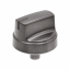 Picture of GE Black Stainless Range Control Knob Part# WB03X31786