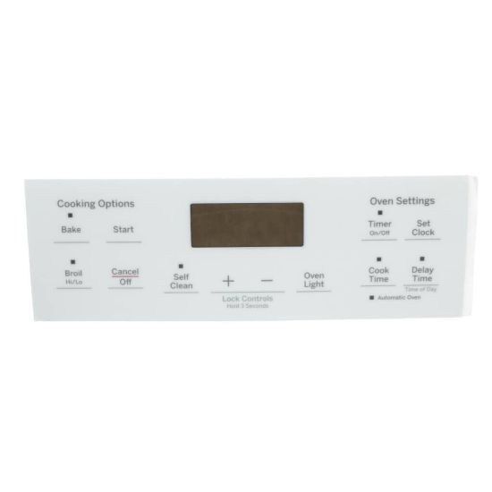 Picture of GE Faceplate Graphics-white Part# WB07X44619