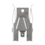 Picture of GE Clip Receptacle Part# WB17T10009