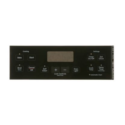Picture of GE Faceplate Graphics (Bk) Part# WB27T11511