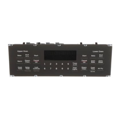 Picture of GE Oven Control & Faceplate Part# WB27X41655