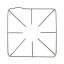 Picture of GE Grate (Blk) Part# WB31K10015