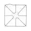 Picture of GE Grate (Gray) Part# WB31K10027