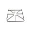 Picture of GE Grate-(taupe) Part# WB31K10046