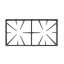 Picture of GE Side Grate Cast Part# WB31K10219