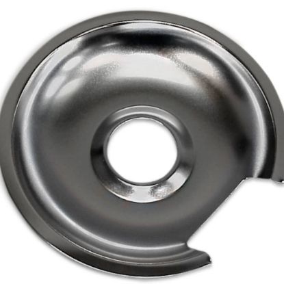 Picture of GE 8 Inch Chrome Burner Pan - Elec Part# WB32X10013