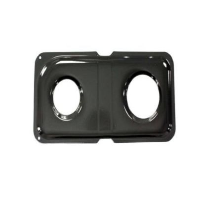 Picture of GE Double Gray Porcelain Pan Right Side-gas Part# WB34K10013