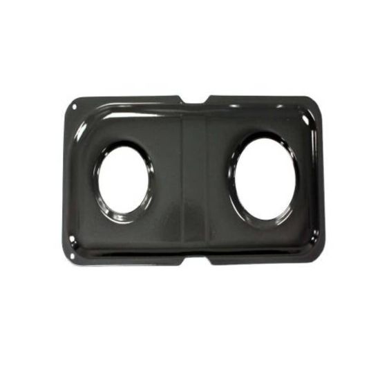 Picture of GE Double Gray Porcelain Pan Right Side-gas Part# WB34K10013