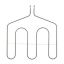 Picture of GE Broil Element Part# WB44K5017