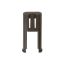 Picture of GE Dishwasher End Cap - Rear Third Rack Part# WD02X22342
