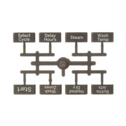 Picture of GE Button And Graphic Asm Part# WD09X21694