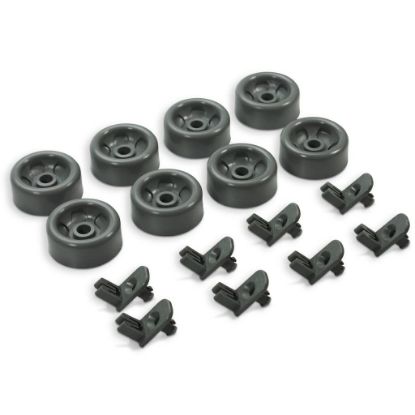 Picture of GE Dishwasher Lower Rack Kit (8Pk) Part# WD35X21041