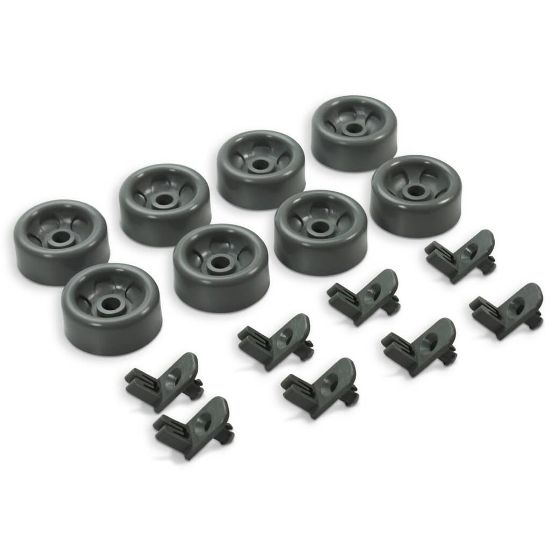 Picture of GE Dishwasher Lower Rack Kit (8Pk) Part# WD35X21041