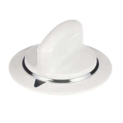 Picture of GE Timer Knob White Asm Part# WE01X20374