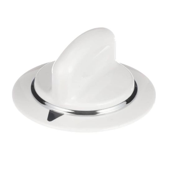 Picture of GE Timer Knob White Asm Part# WE01X20374