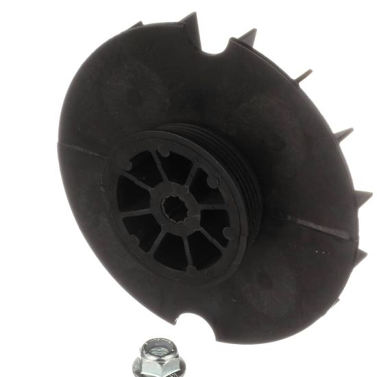 Picture of GE 1/3 Hp Motor Pulley & Nut Part# WH03X32218