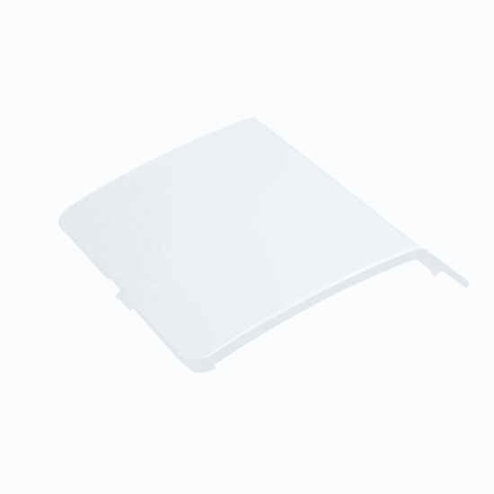 Picture of GE Drain Pump Access Door White Part# WH11X29629