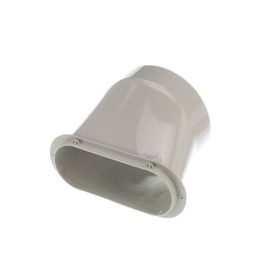 Picture of GE Flat Exhaust Duct Connector Part# WJ76X26219