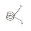 Picture of GE Evaporator Door Spring Part# WR01X29769