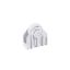 Picture of GE Gray Freezer Upper Basket Roller Part# WR02X32499