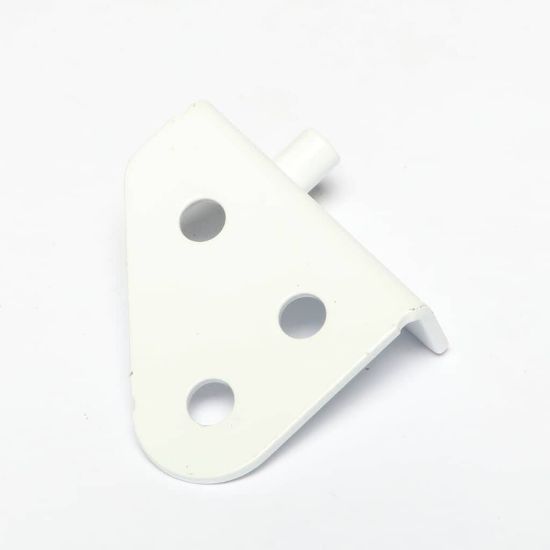 Picture of GE White Ice Box Door Lower Hinge Part# WR13X31795