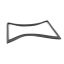 Picture of GE Fresh Food Door Gasket Dorian Gray Part# WR14X31069
