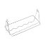 Picture of GE Wine & Beverage Rack Part# WR17X12289