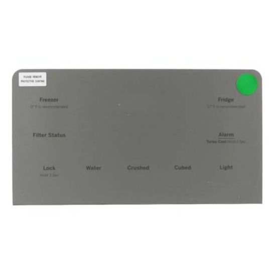 Picture of GE Control Display Asm Stainless Steel Part# WR55X35785