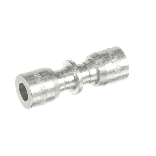 Picture of GE 1/4" - 1/4" Straight Aluminum Connector Part# WR97X30615