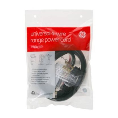 Picture of GE 4-Wire, 4 Feet Length, 50-Amp Cord Part# WX09X10037
