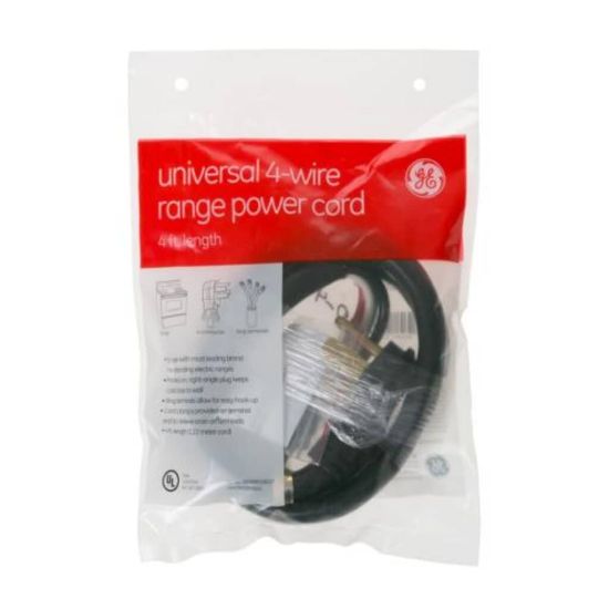 Picture of GE 4-Wire, 4 Feet Length, 50-Amp Cord Part# WX09X10037
