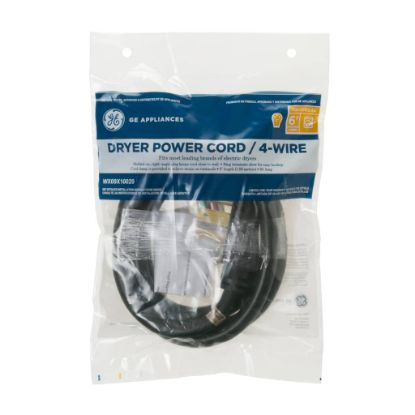 Picture of GE 4-Wire, 6 Feet Length, 30-Amp Cord Part# WX09X10020