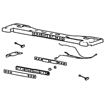 Picture of Samsung Assembly Top Table-front Part# DA97-11802W