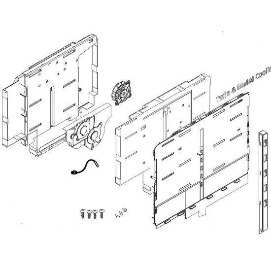 Picture of Samsung Cover Assembly Evap-ref Part# DA97-17362A