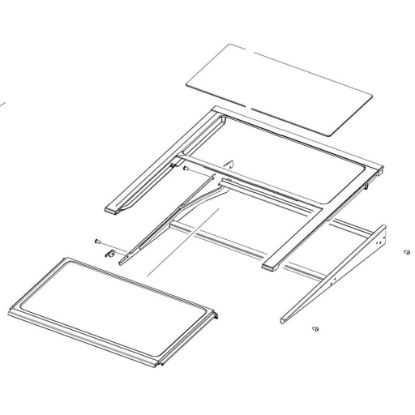 Picture of Samsung Assembly Shelf Quick Space;rf9000r Part# DA97-20047A