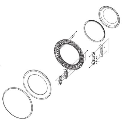 Picture of Samsung Assembly Door Part# DC97-15975G