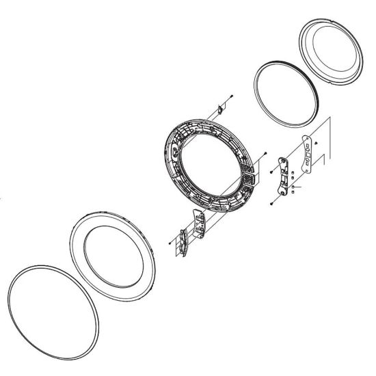 Picture of Samsung Assembly Door Part# DC97-15975G