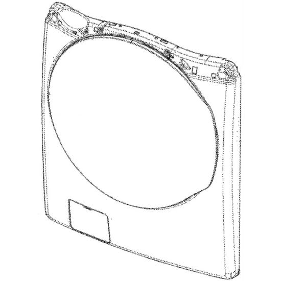 Picture of Samsung Assembly Frame Front Part# DC97-18319N