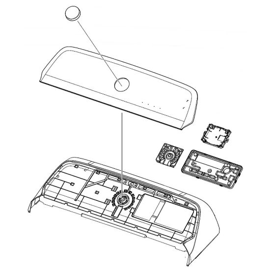 Picture of Samsung Assembly Panel Control Part# DC97-22947C