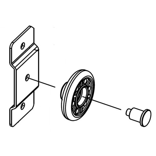 Picture of Samsung Assembly Roller Part# DD97-00387A