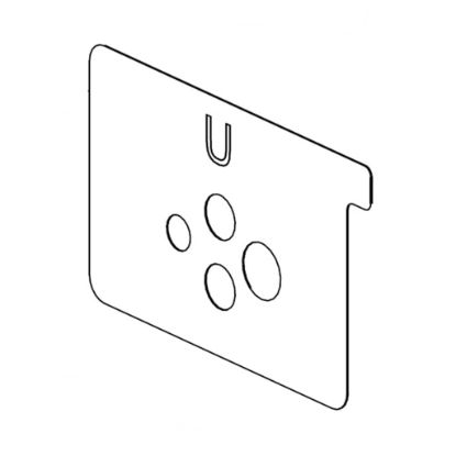 Picture of Samsung Bracket Chassis Door;nx9000t,al,t0.3,w87 Part# DG61-01997A