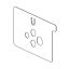 Picture of Samsung Bracket Chassis Door;nx9000t,al,t0.3,w87 Part# DG61-01997A