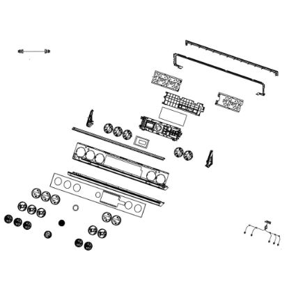Picture of Samsung Assembly Control Box Part# DG94-03549C