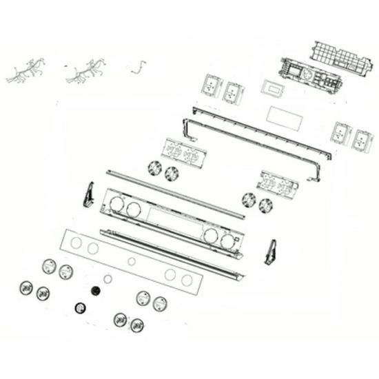 Picture of Samsung Assembly Control Box-module Part# DG94-03852B