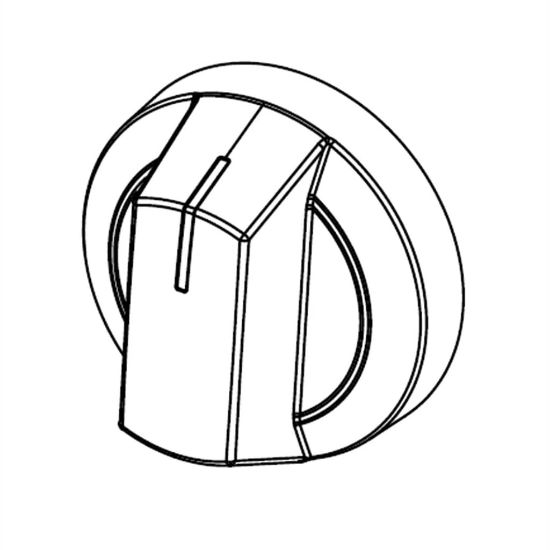 Picture of Samsung Assembly Knob Part# DG94-03950B