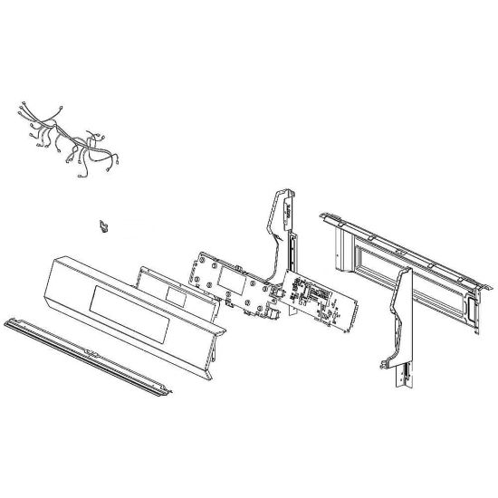 Picture of Samsung Assembly Control Box Module Part# DG94-03952K