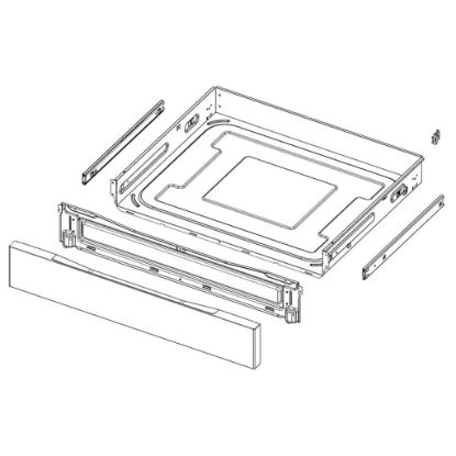 Picture of Samsung Assembly Drawer Part# DG94-04105A